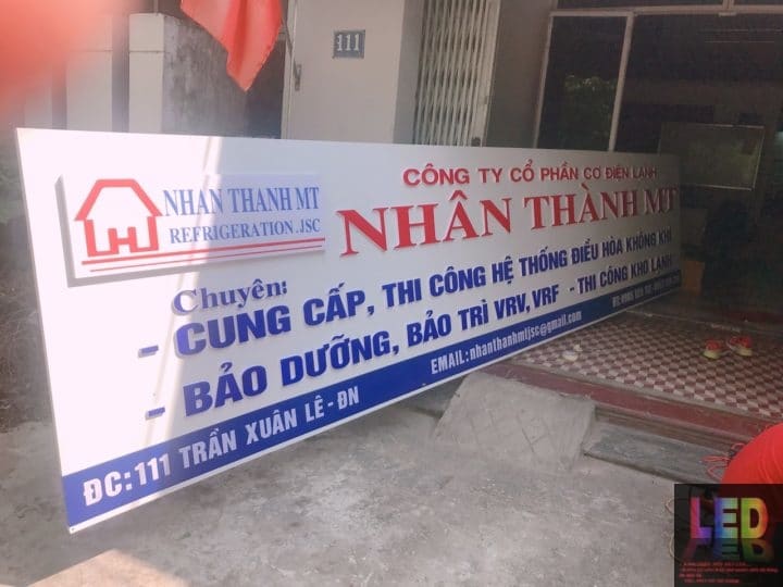 Bảng hiệu alu chữ nổi